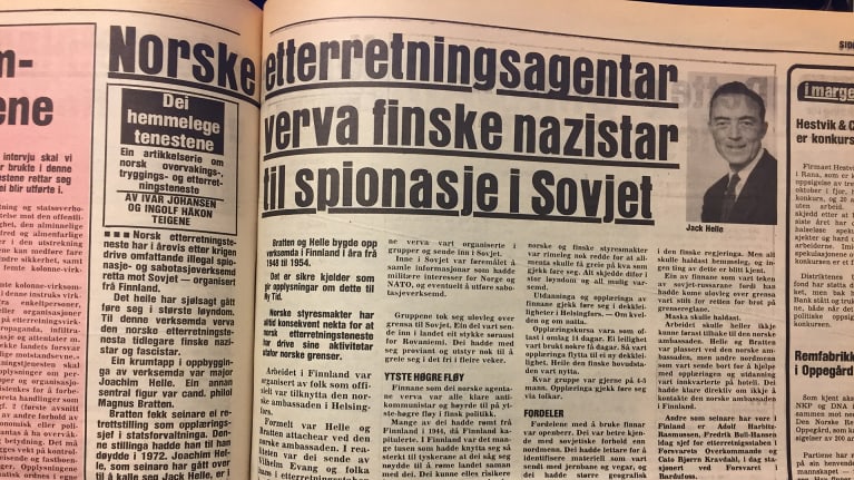 Vanha sanomalehti Ny Tid.