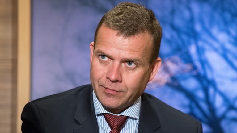 Valtiovarainministeri Petteri Orpo Ylen haastattelussa 27. kesäkuuta 2017.