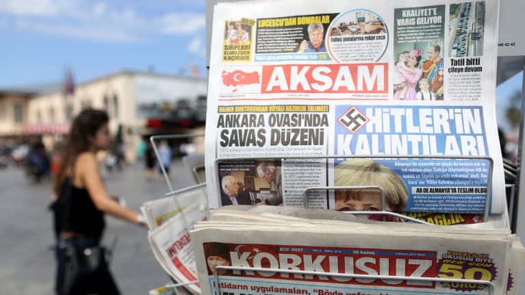 Turkkilaisia sanomalehtiä