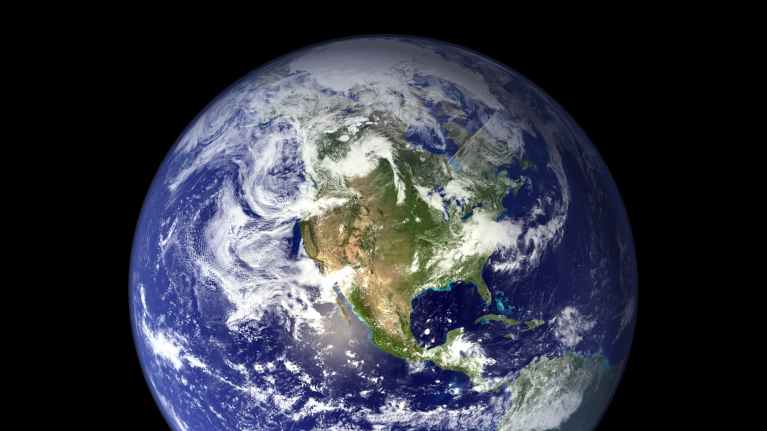 Jorden sedd från rymden.