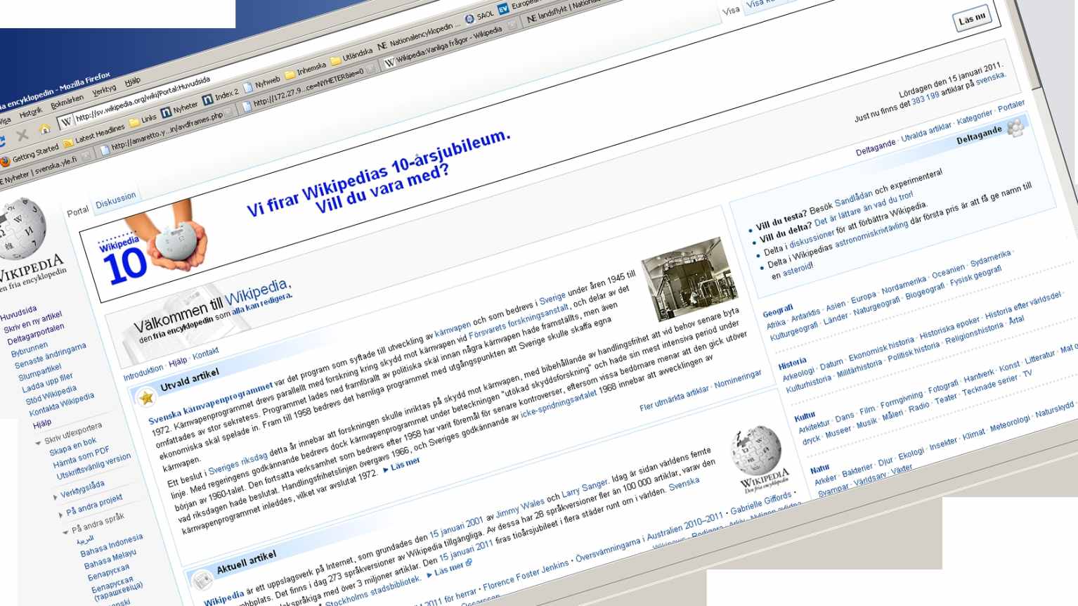 Tio år av Wikipedia | Kultur | Svenska Yle