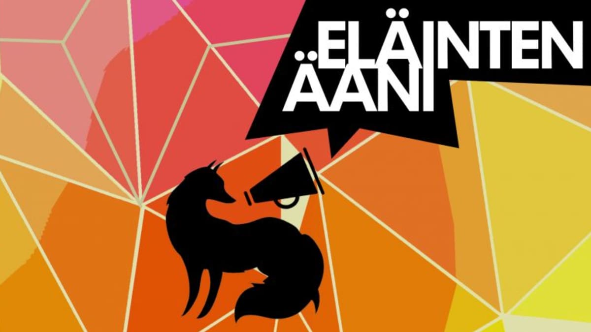 The demonstration graphic, which reads "a voice for animals".