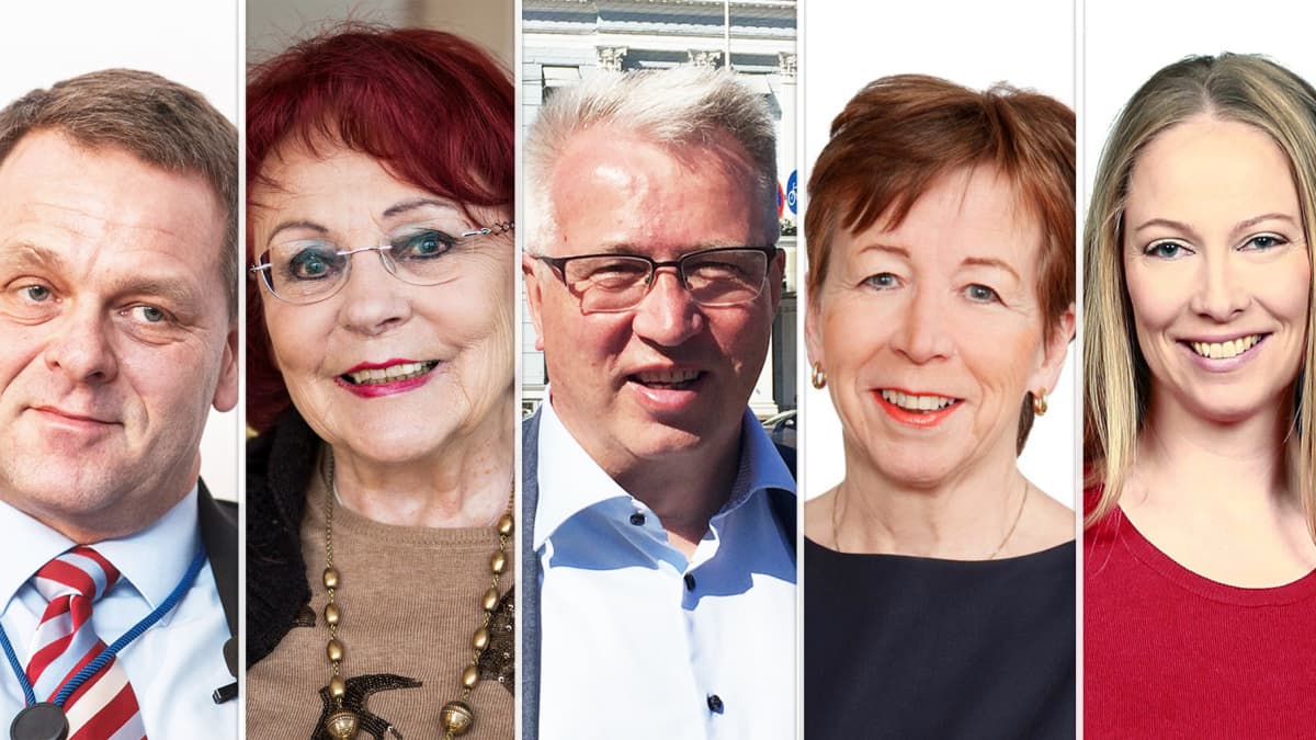 Jan Vapaavuori, Sirpa Asko-Seljavaara, Risto Rautava, Ulla-Marja Urho ja Terhi Koulumies.