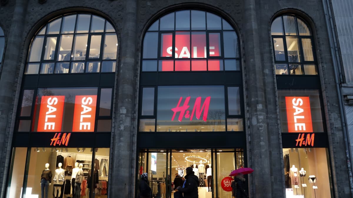 H&M:n liike Berliinissä, Saksassa.