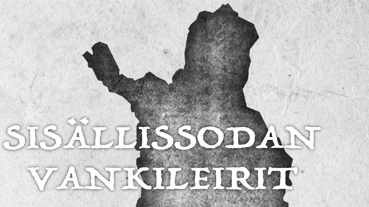Grafiikassa kartalla Suomen sisällissodan vankileirit
