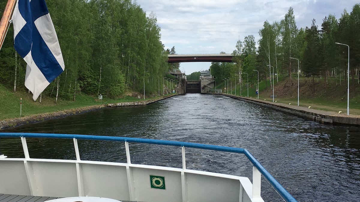 Mälkiän sulku Saimaan kanavalla