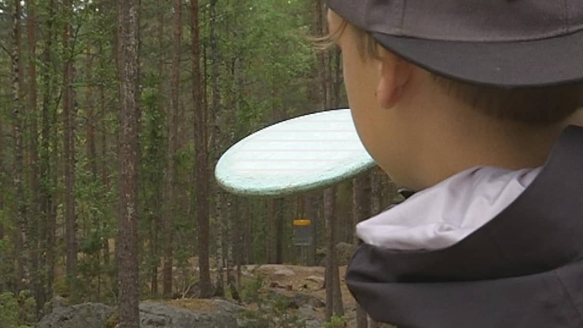 Frisbeegolf.