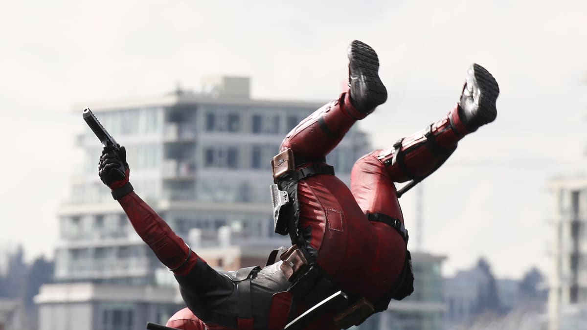 Ryan Reynolds Deadpool- elokuvassa.