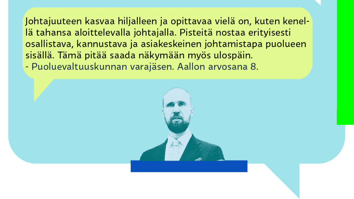 Yle selvitti kyselyllä vihreiden mielipiteitä puheenjohtaja Touko Aallosta.