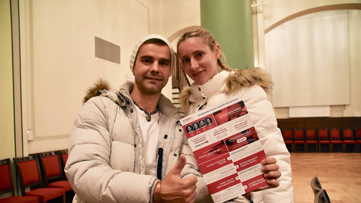 Gints Dombergs ja Kristina Cimbala