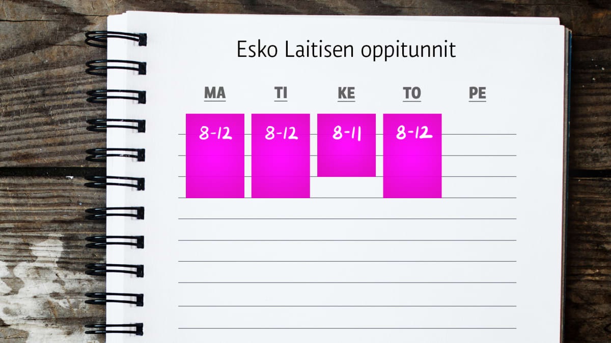 Eskon lukujärjestys