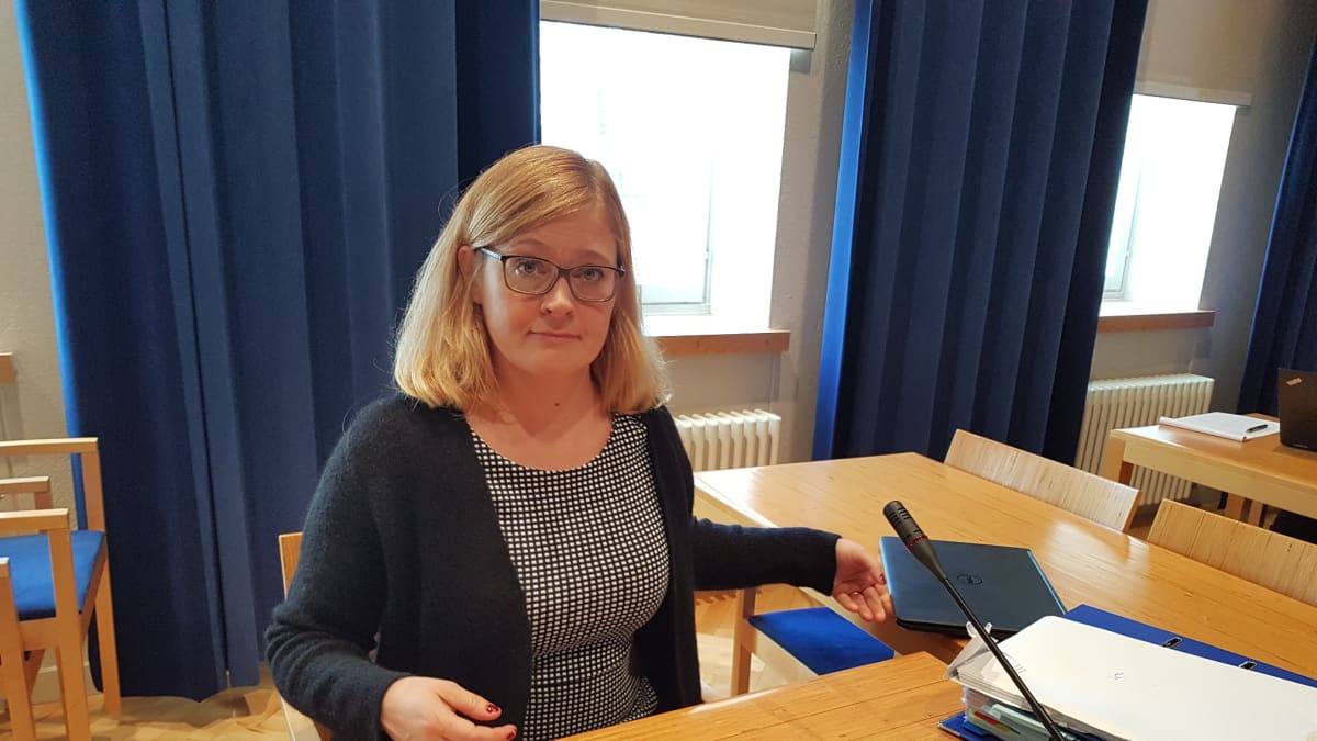 Anna Mäkelä Lapin käräjäoikeudessa 9.10.2018.