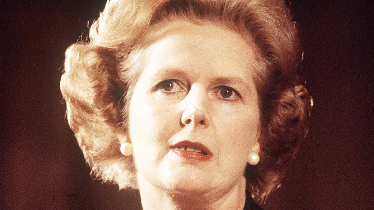 Margaret Thatcher vuonna 1980.
