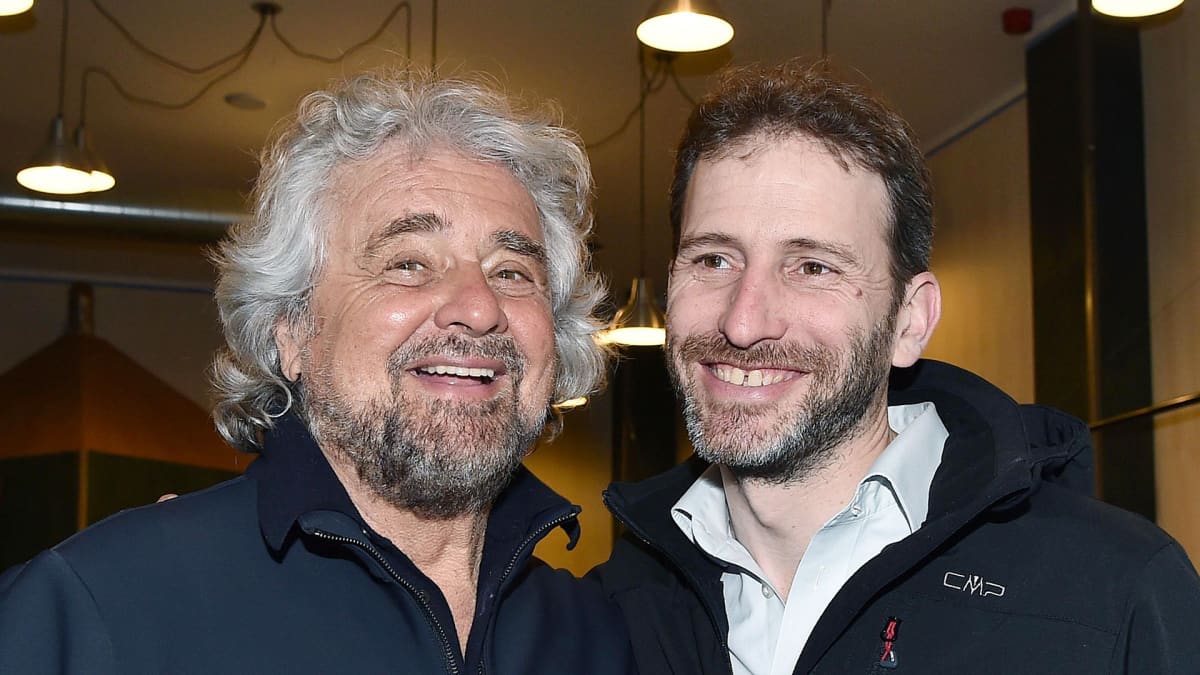 Peppe Grillo ja Davide Casaleggio.