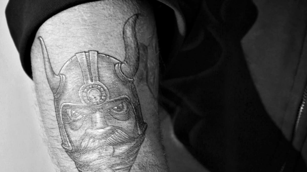 Mika Ranta Odin-tatuointi.