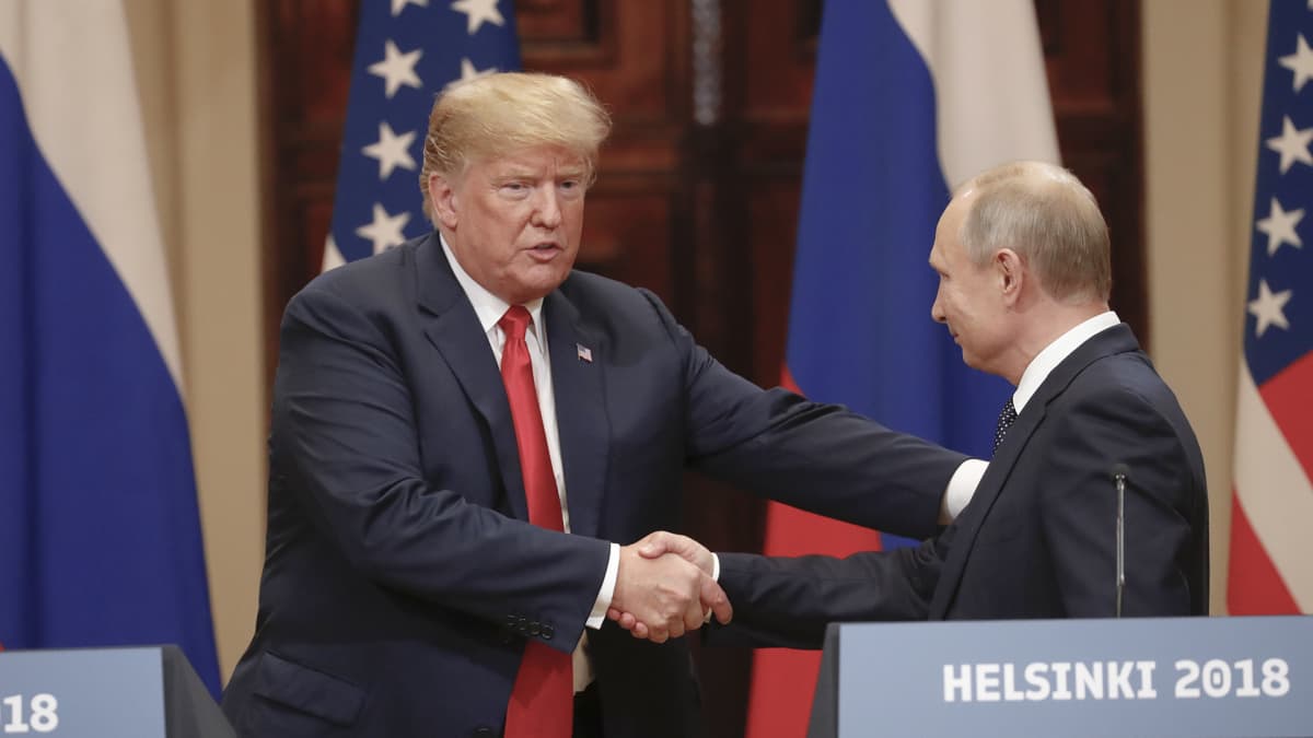 Donald Trump ja Vladimir Putin tapasivat Helsingissä 16. heinäkuuta.