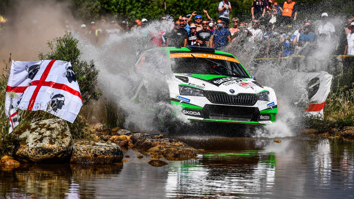Kalle Rovanperä Sardinian MM-rallissa 2019.