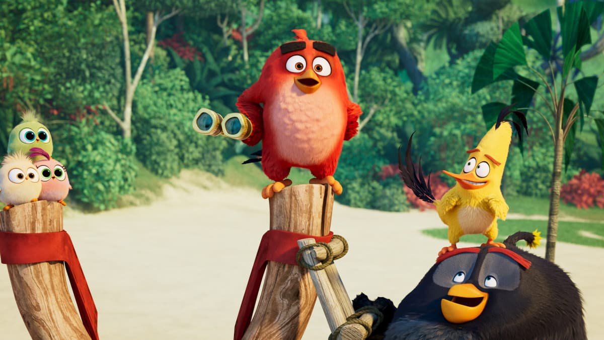 Angry Birds -elokuva 2: Tirpanat, Red, Sakke ja Pommi.