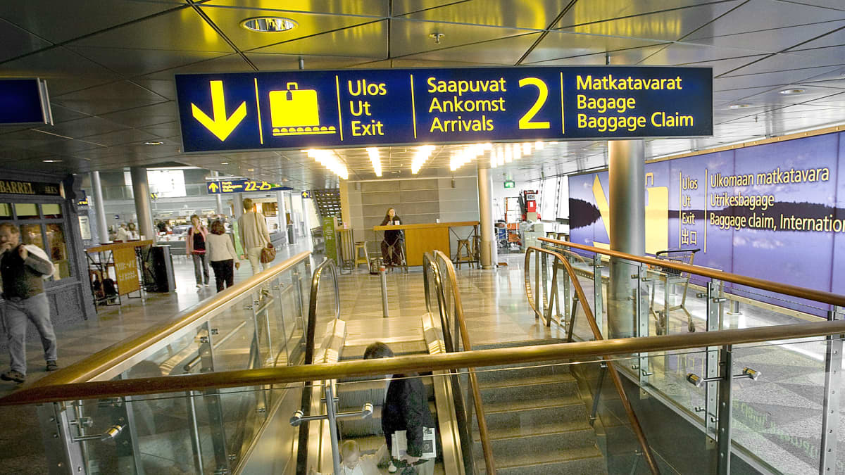 Helsinki-Vantaan lentoasema.