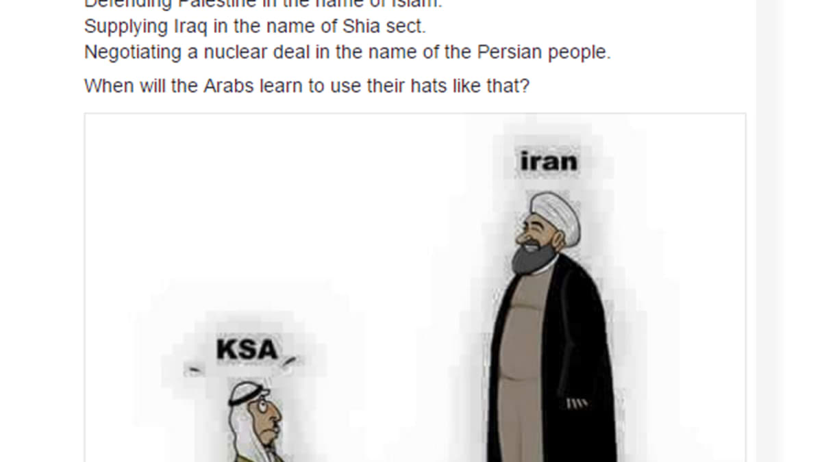 Hussein al-Taeen heinäkuussa 2015 kirjoittama Facebook-viesti.
