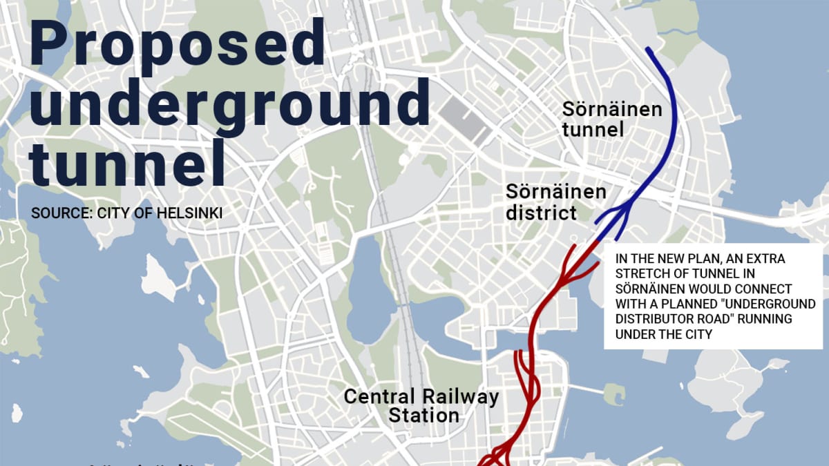 Proposed underground tunnel