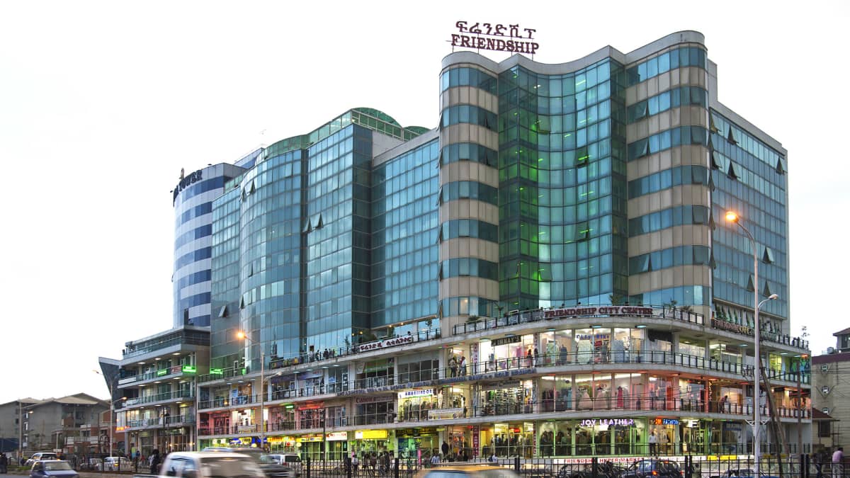 Kaupunkikuva Addis Abebasta.