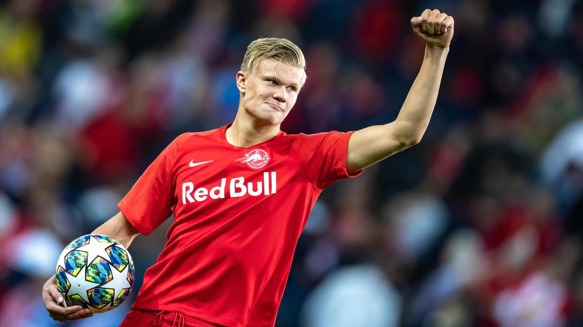 Erling Håland kuvassa
