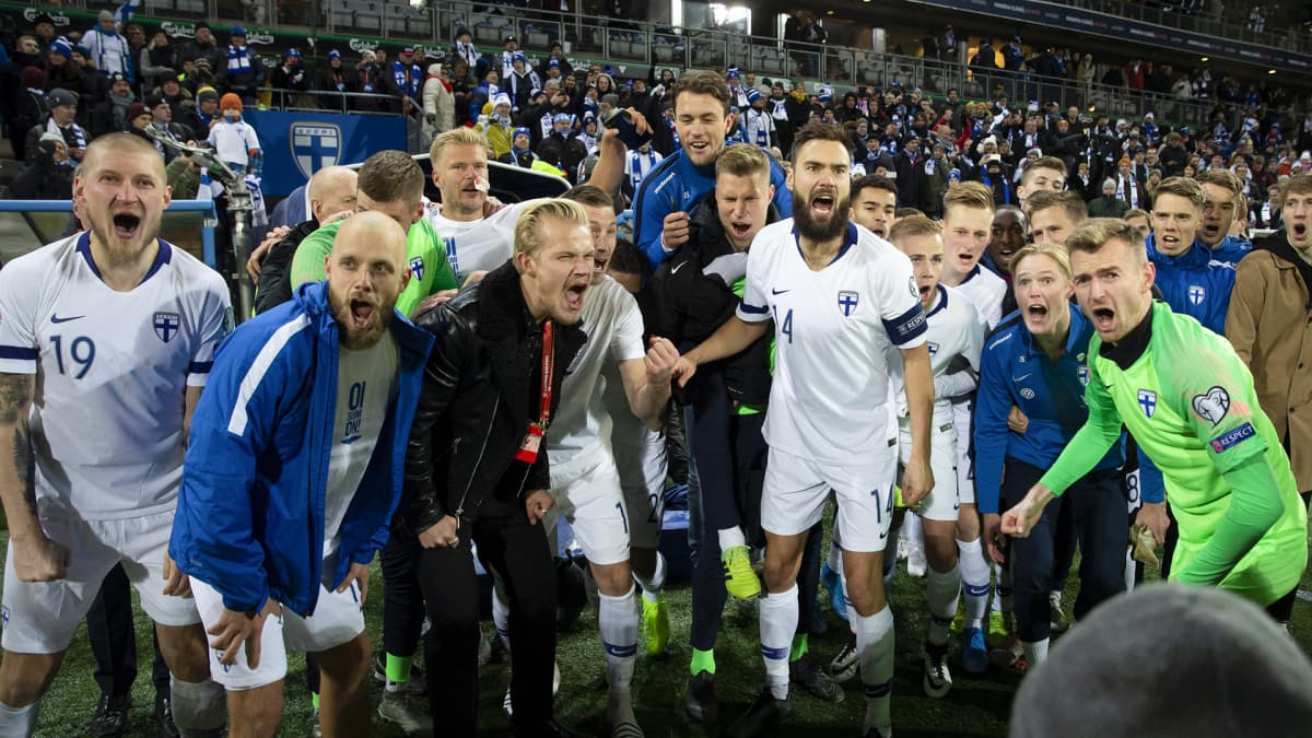 Huuhkajat Liechtenstein-ottelussa 2019