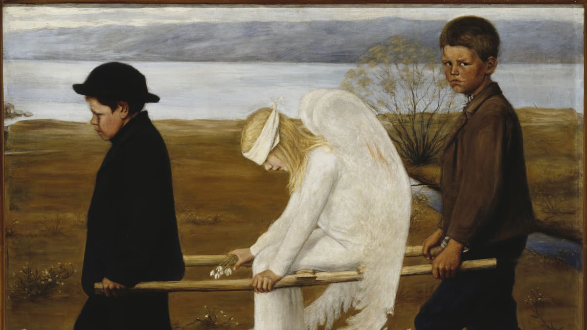 Hugo Simberg Haavoittunut enkeli (1903)