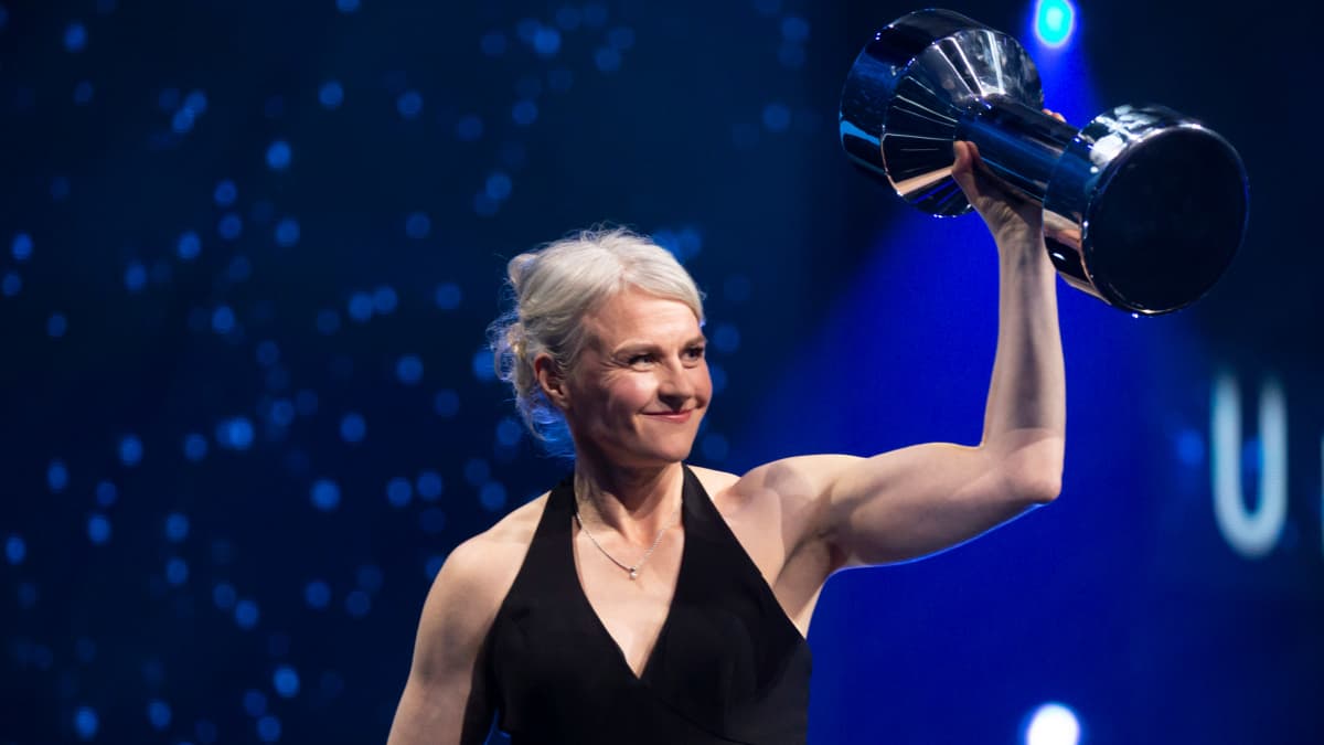 Riikka Sallinen valittiin tammikuussa Suomen urheilun Hall of Fameen.