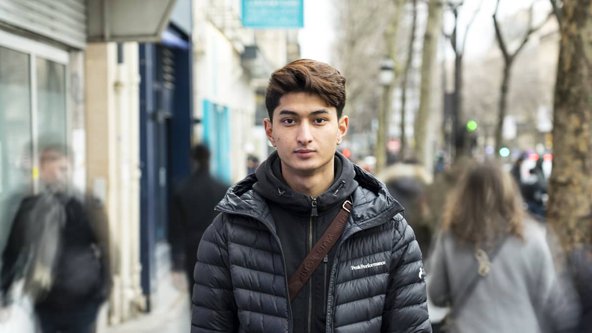 19-vuotias Ehsan Rahimi.