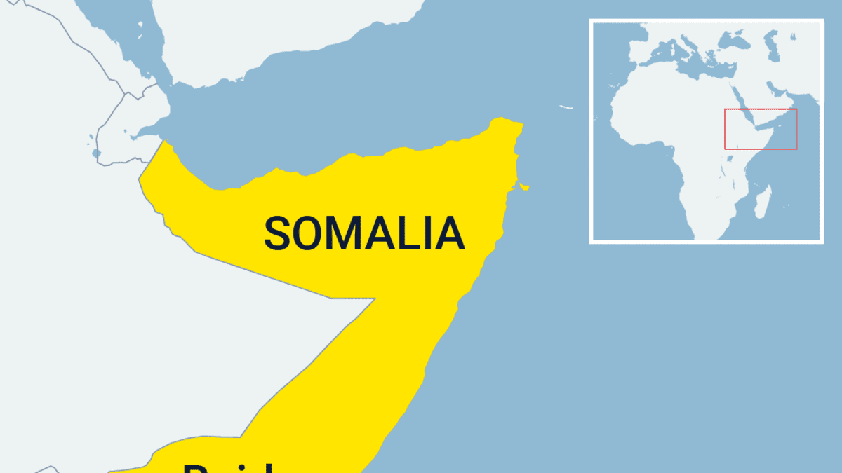 Somalia, Baidu kartalla.