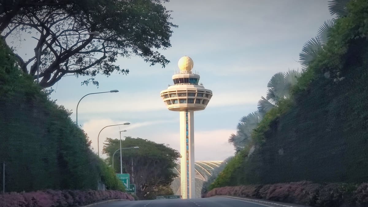 Singaporen Changin lentoaseman lennonjohtotorni