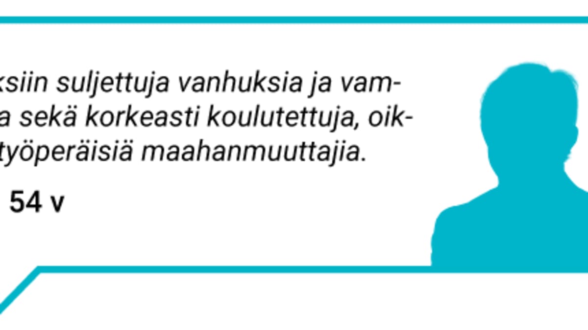 Lainaus anonyymilta henkilöltä.