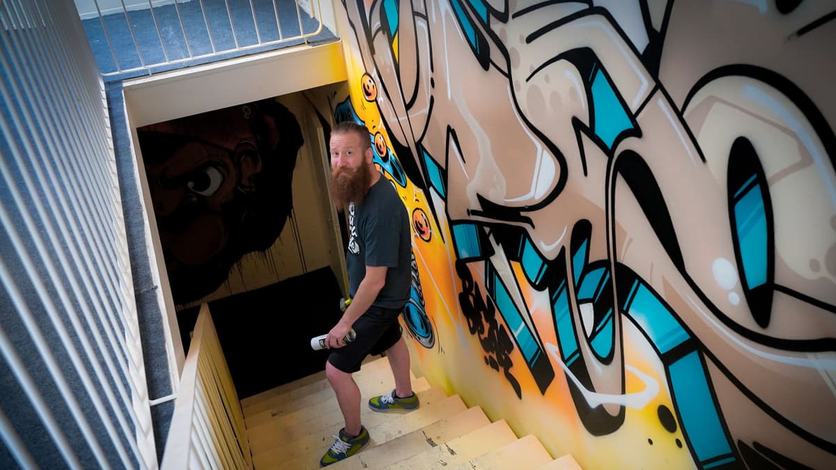 purkutaide, Kerava, graffiti, Jouni Väänänen 