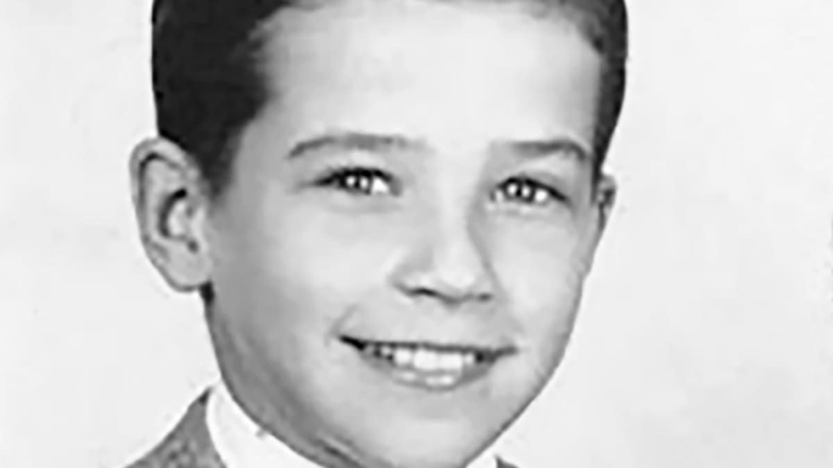 Joe Biden kymmenvuotiaana.