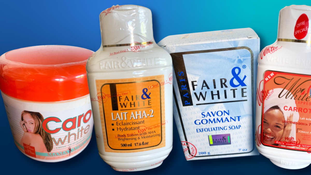 Skin bleaching products