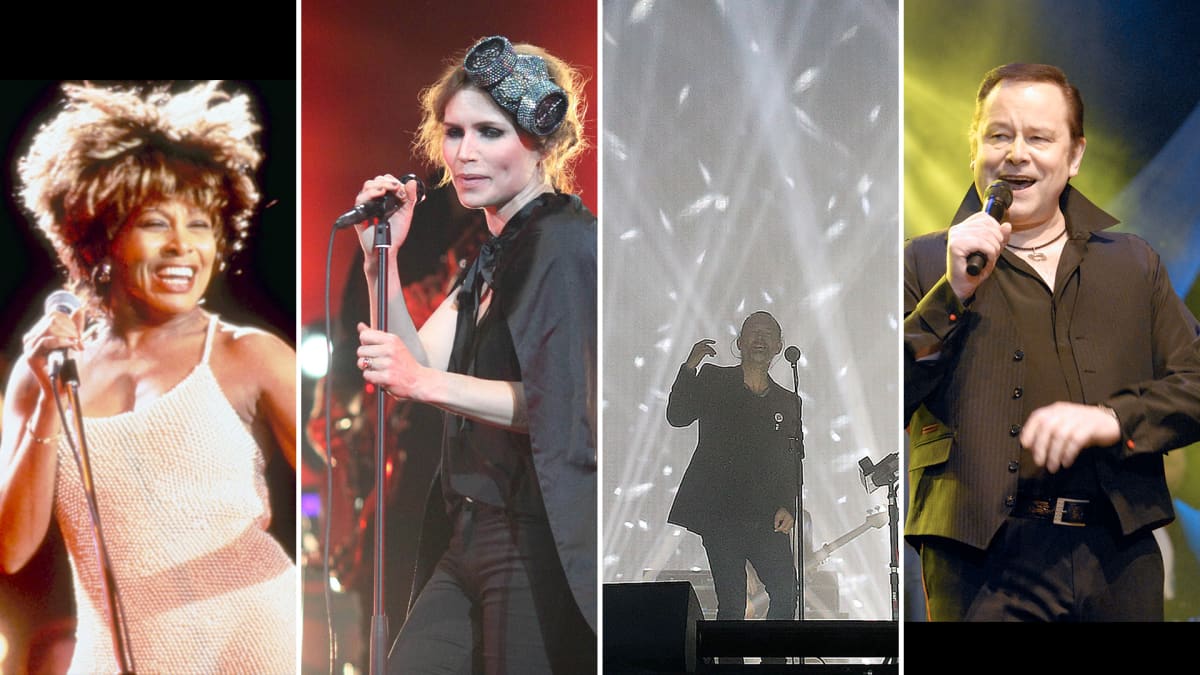 Tina Turner, The Cardigans (Nina Persson), Radiohead ja Tapani Kansa