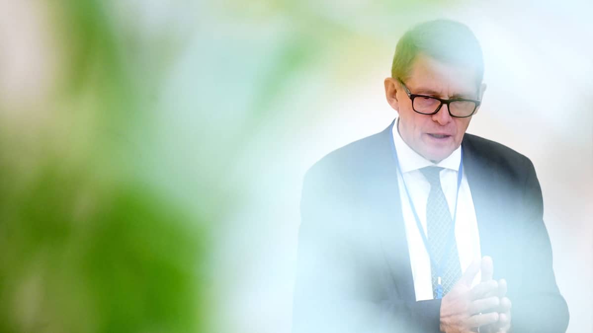 Valtiovarainministeri Matti Vanhanen Taloustoimittajien vieraana Helsingissä 4. syyskuuta.