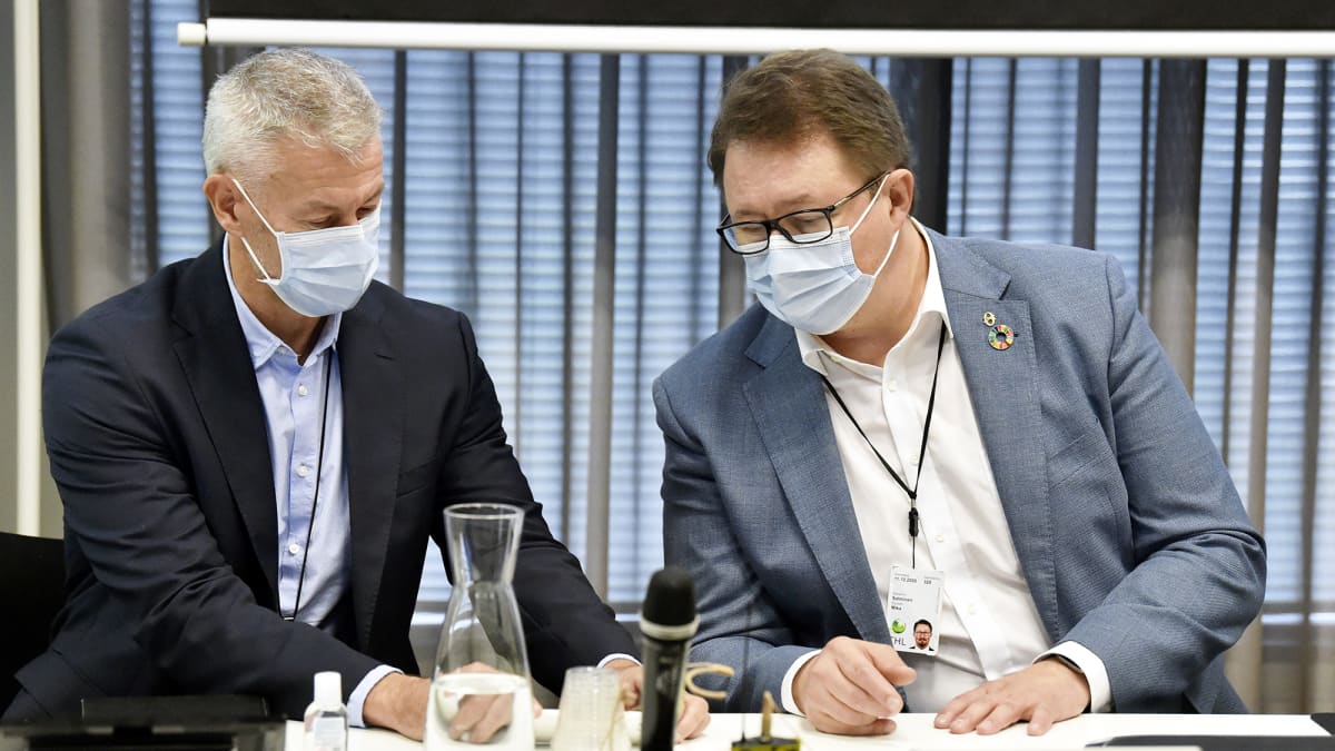 Taneli Puumalainen ja  Mika Salminen