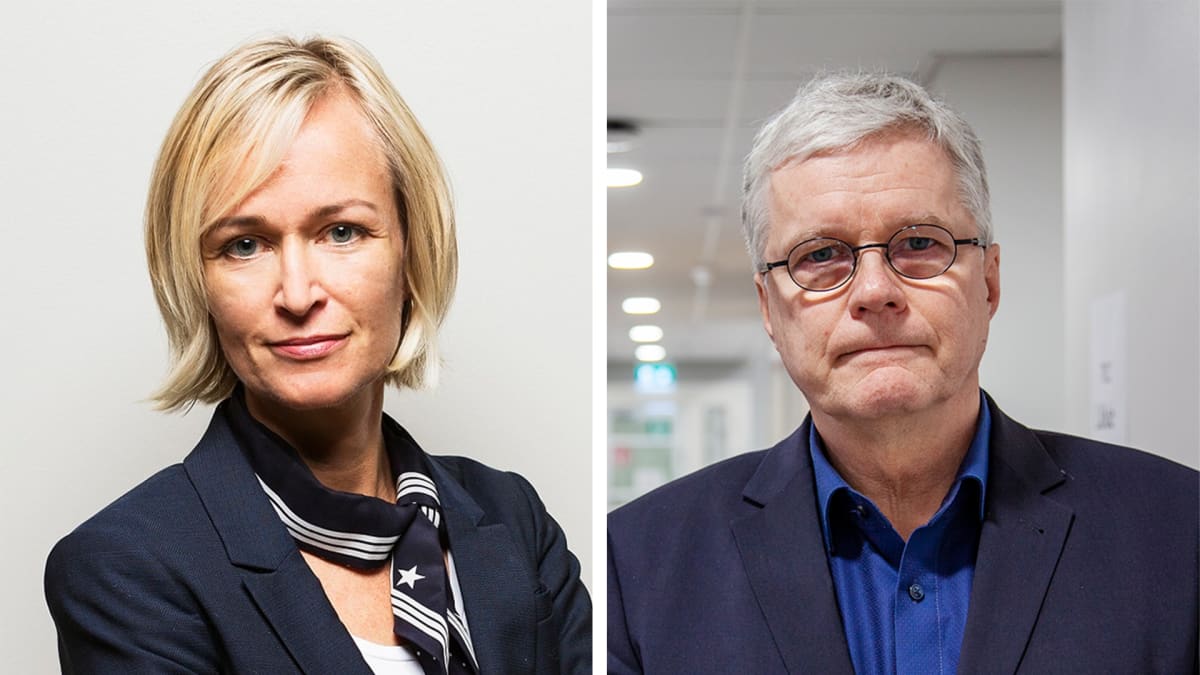 Apulaistietosuojavaltuutettu Anu Talus ja Valviran ylijohtaja Markus Henriksson.