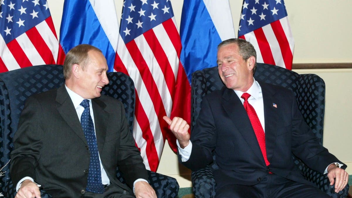 Vladimir Putin ja George W.Bush