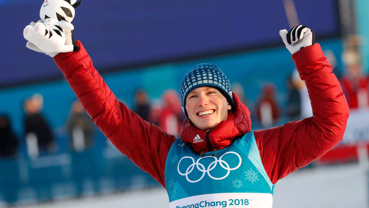 Venäjän maajoukkueen kärkinimiin kuuluvan Denis Spitsovin, 24, kauden avaus siirtyy koronavirustartunnan vuoksi. Kuvassa Spitsov Pyeongchangin olympialaisissa 2018, joissa venäläinen saavutti kolme mitalia. 