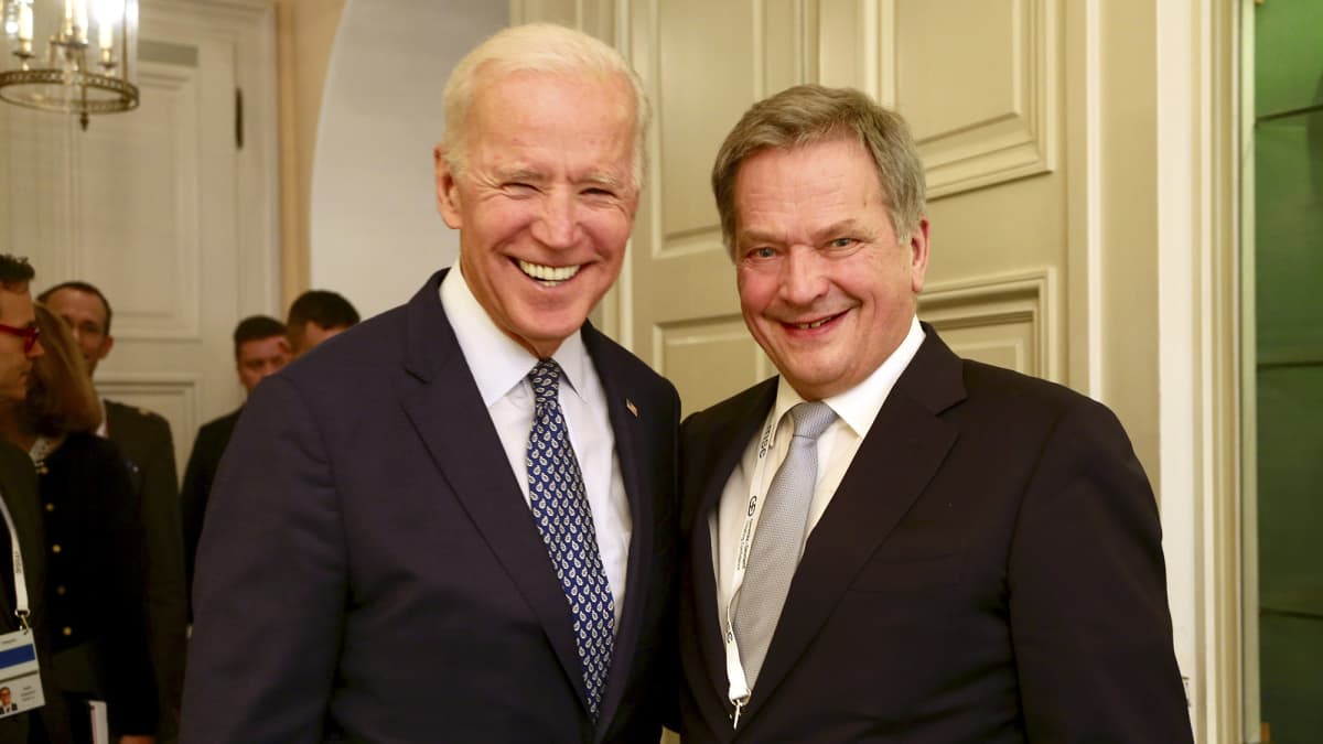 Joe Biden ja Sauli Niinistö.
