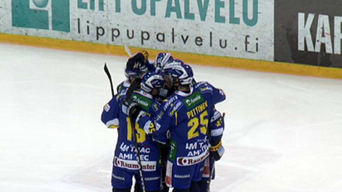 Rauman Lukko SM-liiga juhlii