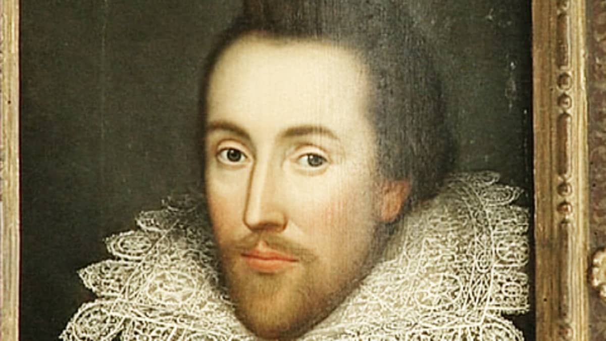 Shakespeare Birthplace Trustin esittelemä Shakespearen muotokuva.