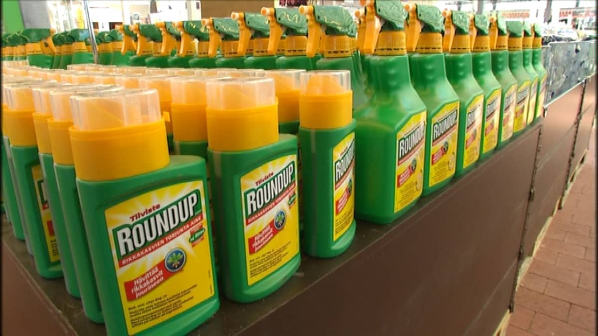Monsanto-yrityksen Roundup on maailman yleisin glyfosaattimyrkky.