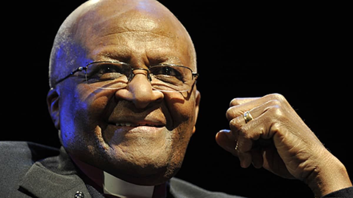 Arkkipiispa Desmond Tutu.