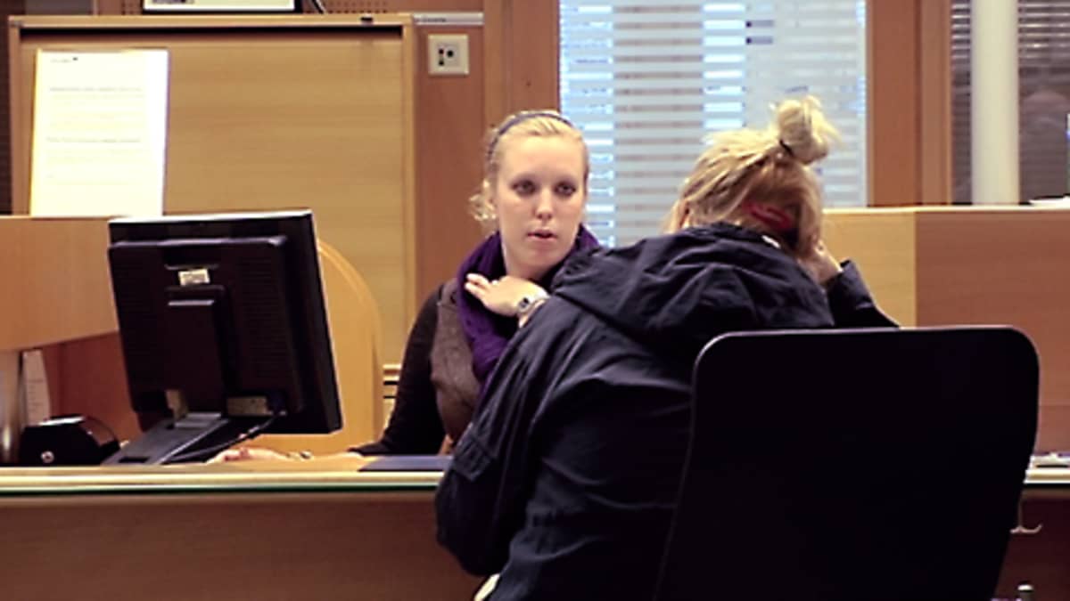 Asiakasneuvontaa Nordean konttorissa