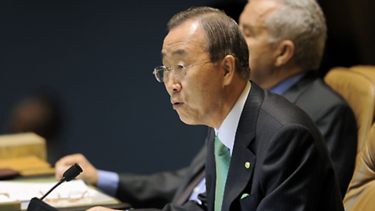 YK:n pääsihteeri Ban Ki-Moon